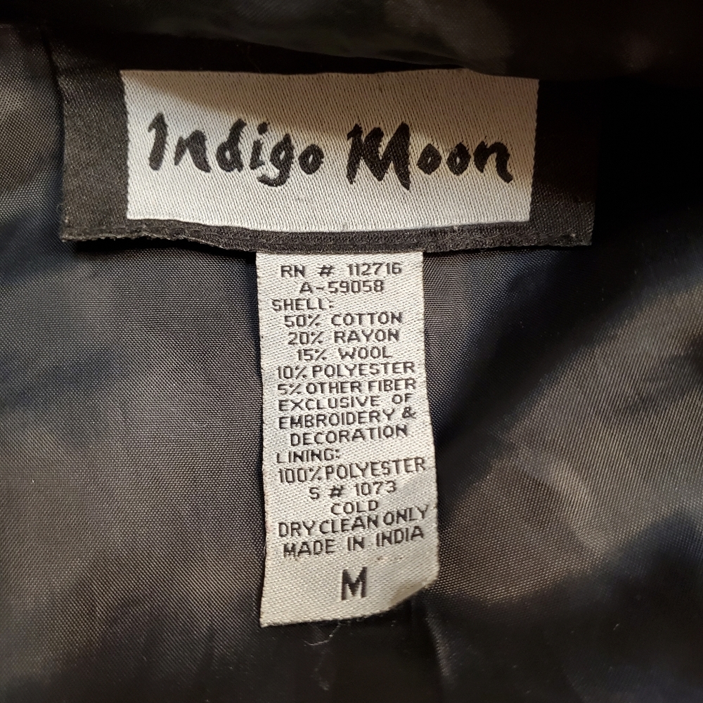 Indigo Moon Quilted Patchwork Jacket - image 5
